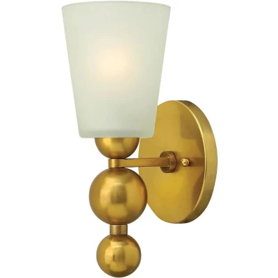 Afbeelding van Hinkley LED Wandlamp Zelda 1X E27 Max 60W Vintage Brass