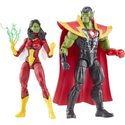 Afbeelding van Hasbro The Avengers Avengers: Beyond Earth&#039;s Mightiest Marvel Legends Skrull Queen &amp; Super 15 cm Actiefiguur Multicolours