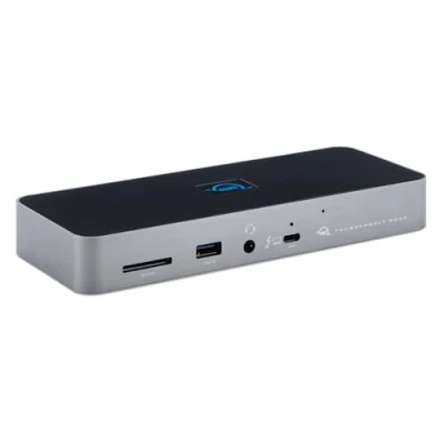 Afbeelding van OWC Thunderbolt Dock Docking Station 3X 4 / USB4 11 poorten 8K Display @@@@60Hz 4K @@@120Hz3X USB 3.2 Gen 2 Gigabit Ethernet Space Grey