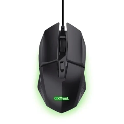 Image de GXTrust 1109 Vylax Souris Gamer avec 6 Boutons Programmables, Éclairage LED Multicolore, 200 6400 DPI, Câble USB 150 cm, Gaming Filaire pour PC Ordinateur Portable, Noir