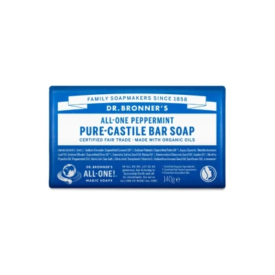 Afbeelding van Dr. Bronner Zeep Pepermunt 140GR