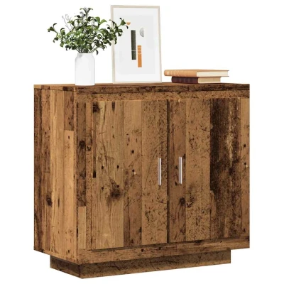 Afbeelding van vidaXL Dressoir 80x40x75 cm bewerkt hout oud houtkleurig
