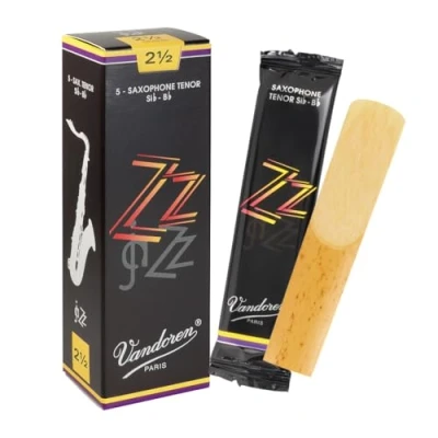 Afbeelding van Vandoren Tenor Saxofoon ZZ Rieten 5 Stuks Verpakking Dikte 2.5