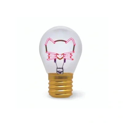 Afbeelding van Legami Tafellamp in bolvorm, oplaadbaar met USB kabel, draadloos, fictielamp, kitty thema, 6,8 x 10,3 cm