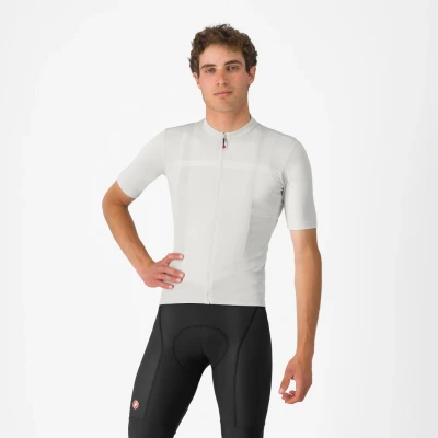Afbeelding van Fietsshirt Castelli Classifica maat S Wit Jersey