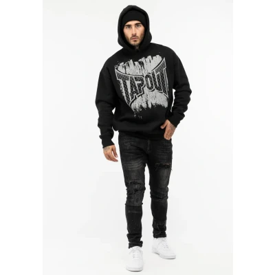 Afbeelding van Tapout Hoodie, Heren, Maat: Large, Black grey