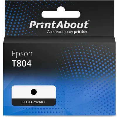 Afbeelding van Huismerk Epson T8041 Inktcartridge Foto zwart