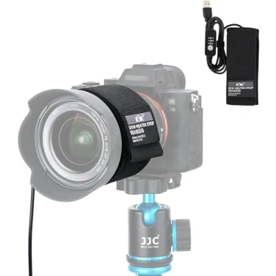 Afbeelding van KIWIFOTOS USB Lensverwarming Lens Verwarmingsstrip met Temperatuurregelaar voor Cameralens Universele Oogtelescopen Verwarming Dauwverwijdering