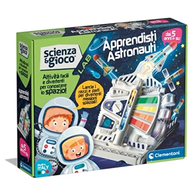 Afbeelding van Clementoni Science Lab Apprentis wetenschappelijke astronauten, 5 jaar, ruimtespel, laboratorium voor kinderen, gemaakt in Italië, kleur Italiaans, medium, 19325