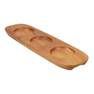 Afbeelding van Villeroy &amp; Boch Artesano Original Partyschaal Van Hout 30,5 X 9,5 Cm Bruin