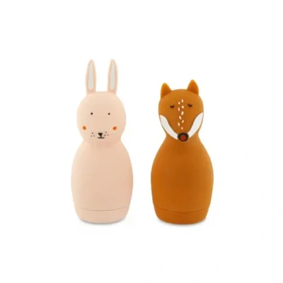 Afbeelding van Trixie Badspeelgoed Squeezy Animals Mrs. Rabbit &amp; Mr. Fox