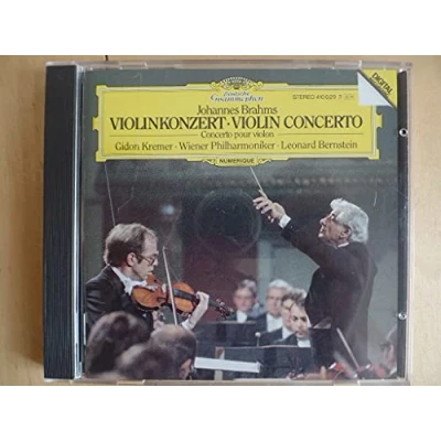 Afbeelding van Brahms: Violin Concerto / Kremer, Bernstein, Vienna Phil