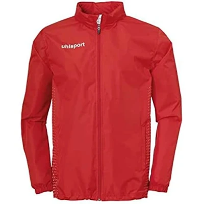 Afbeelding van Uhlsport Score Regenjas Kind Rood Wit Maat 128