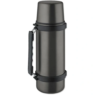 Afbeelding van Thermosfles Travel Quickstop, titaan grijs