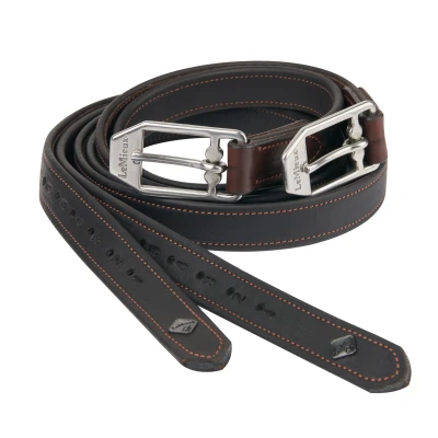Image de LeMieux Étrivières Vector Cuir Marron 130cm