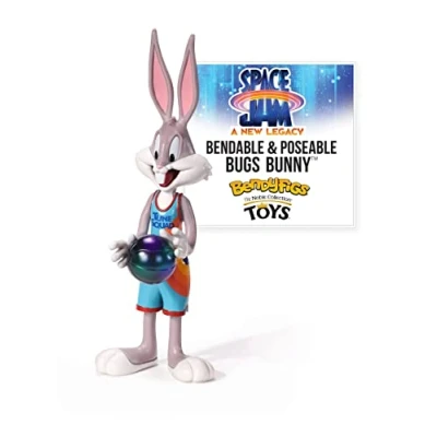 Afbeelding van The Noble Collection Space Jam 2 Bugs Bendyfig, meerkleurig, Eén maat