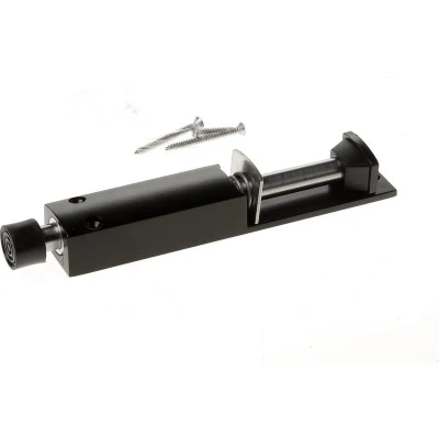 Afbeelding van Dictator Deurvastzetter type ZE 60 slag t/m 60mm., zwart/RAL 9005