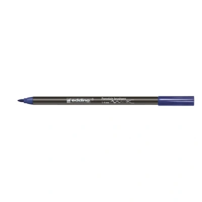 Image de Edding 4200 feutre pinceau pour porcelaine bleu