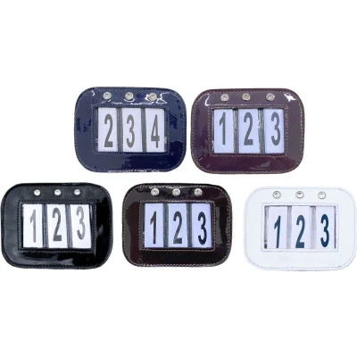 Afbeelding van HB Ruitersport Startnummer Showtime Lak Burgundy One Size