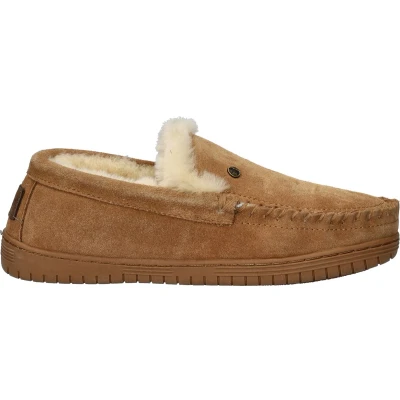 Afbeelding van Warmbat Grizzly heren pantoffel Cognac Maat 48