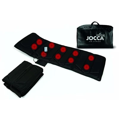 Afbeelding van Jocca Massagematras, opvouwbaar, elektrisch massagematras met 4 zones, incl. tas, 10 motoren, intensiteit instelbaar