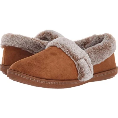 Afbeelding van Skechers Instappers, Dames, Maat: 40, Cognac Textiel