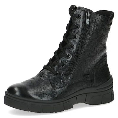 Afbeelding van Caprice Snowboots, Dames, Maat: 39, Black nubuc Leer