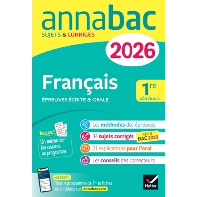 Afbeelding van FRANCAIS 1RE GENERALE