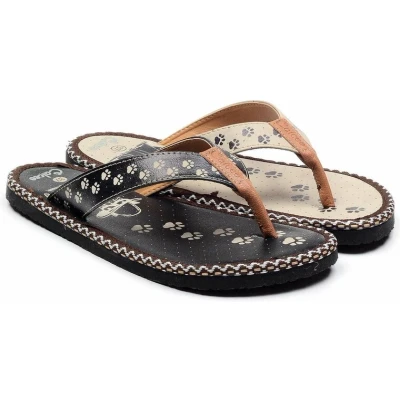 Afbeelding van GOBY Cats Slippers Sandalen Hoge kwaliteit Handmade Maat 38