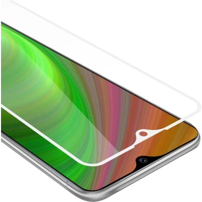 Afbeelding van Cadorabo Screenprotector geschikt voor Vivo Y95 Volledig scherm pantserfolie Beschermfolie in TRANSPARANT met WIT Gehard (Tempered) display beschermglas 9H hardheid 3D Touch