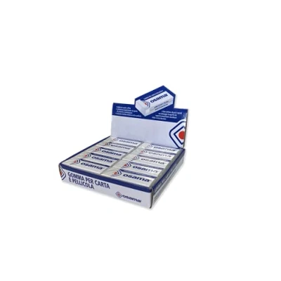 Afbeelding van OSAMA 20 gummen, ideaal voor school, kantoor, universiteit en schrijfwaren gum papier film, schone nauwkeurige afwerking, wit