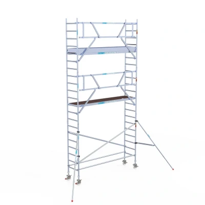 Afbeelding van Gevelvrije rolsteiger 0.75x3.05x7.20m werkhoogte &quot;lichtgewicht platformen&quot;