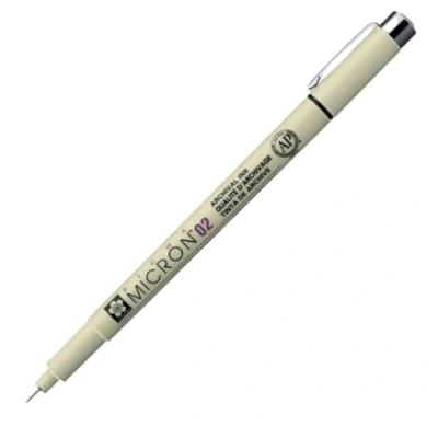 Afbeelding van Fineliner Sakura pigma micron zwart 0.3mm