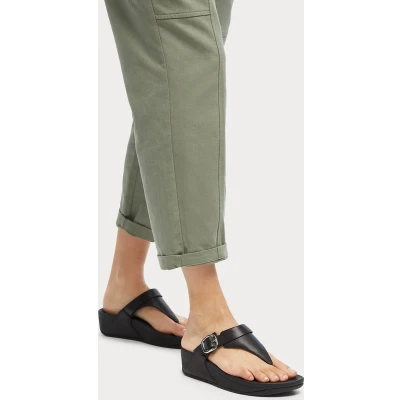 Afbeelding van Fitflop Teensandalen, Dames, Maat: 37, All black Leer