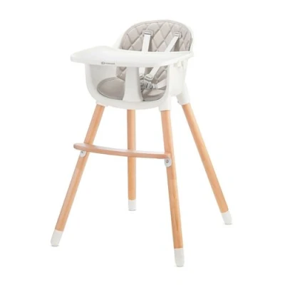 Image de Kinderkraft Chaise Haute Bébé SIENNA 2 en 1 Plateau amovible Gris