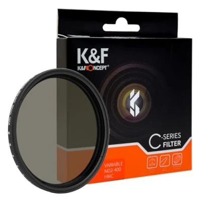 Afbeelding van K&amp;F Concept grijsfilter 43mm ND Filter voor Lens variabel ND2 400