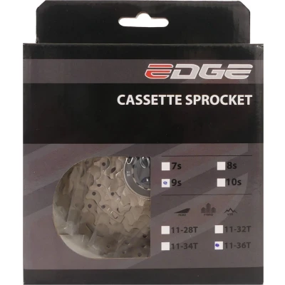 Afbeelding van Cassette 9 speed Edge CS M5009 11 36T zilver