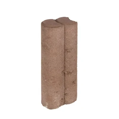 Afbeelding van 25 stuks! Duo palissaden bruin 6x8.3x25 cm Gardenlux