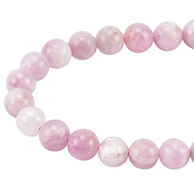 Afbeelding van NBEADS 1 Strand 49 Pcs/Strand 8mm Grade AB Natuurlijke Ronde Kunzite Edelsteen Kralen voor Sieraden maken, Gat: 1mm