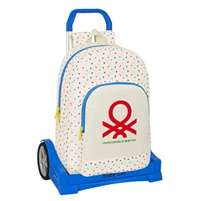 Afbeelding van Schoolrugzak met Wielen Benetton Topitos (30 x 46 14 cm)