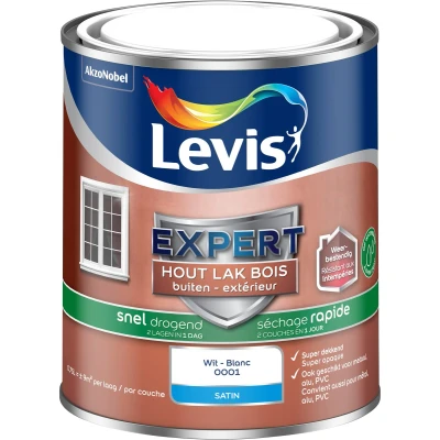 Afbeelding van Levis Expert lak buiten zijdeglans 0,75l wit