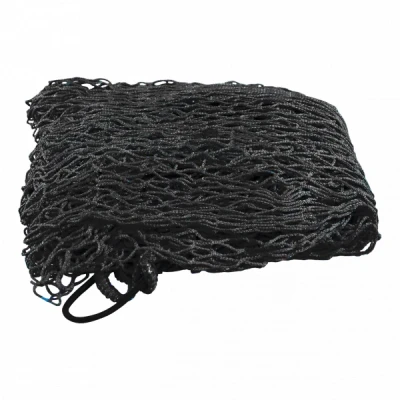 Afbeelding van Aanhangwagennet 3000x2000mm gitzwart RAL 9005 Novio Aanhangernet Grofmazig BouwmanAanhangwagens.nl