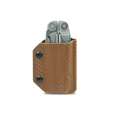 Afbeelding van Clip &amp; Carry Kydex Sheath CF Brown Leatherman Wave