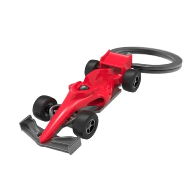 Afbeelding van Metalmorphose sleutelhanger Formule 1 auto Rood / 4.5 x 2.5 0.5 cm Metaal
