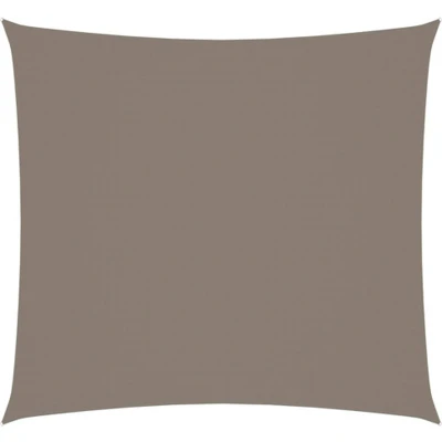 Afbeelding van Zonnescherm vierkant 5x5 m oxford stof taupe