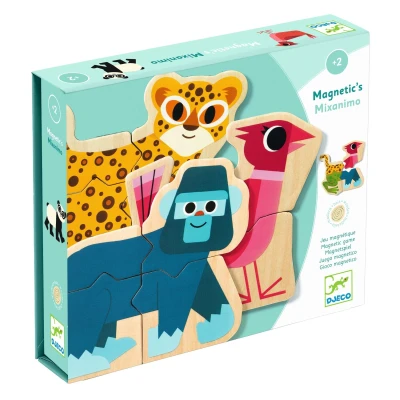 Afbeelding van Djeco magnetische dieren 24st
