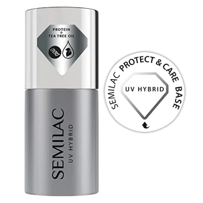 Afbeelding van Semilac UV Protect Care Base gelnagellak, semi permanent, 7 ml