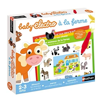 Afbeelding van Nathan 31621 Baby elektro de boerderij, Elektronisch educatief spel voor kinderen van 2 tot 3 jaar