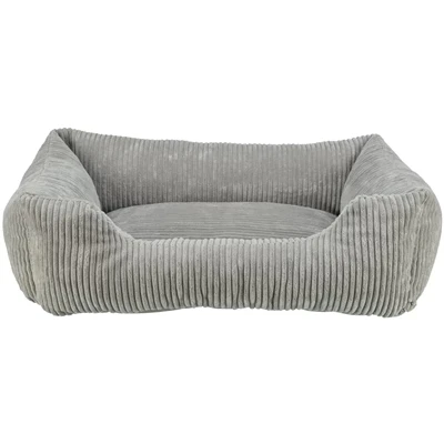 Afbeelding van Trixie Hondenmand Vital Jonna Ribfluweel Grijs 100X70 cm