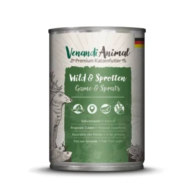 Afbeelding van Venandi kat 6x400gD Wild &amp; sprot